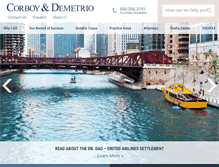 Tablet Screenshot of corboydemetrio.com
